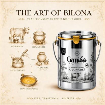 Gauveda 5L ghee art of bilona